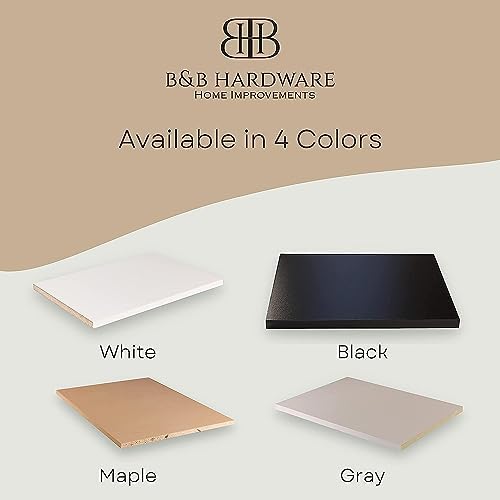 Cabinet Shelf Melamine 3/4'', Custom, Cut to Size. (16'' Depth, 18'' Length)