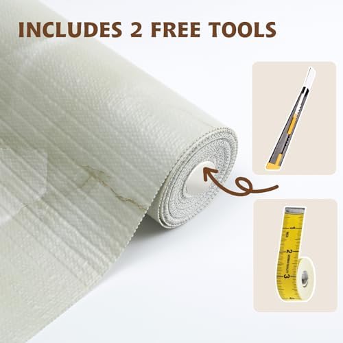 2-Layer Drawer and Shelf Liner for Kitchen Cabinet: 23.6in X 30Ft Non Slip