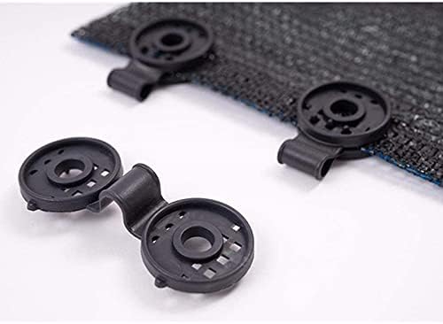 Shade Net Clip - Shade Cloth Plastic Clips Garden Tools Accessories Grommets Fabric Sunshade UV Resistant for Net, Mesh, Cover, Sunblock in Garden Backyard Greenhouse, Black (100PCS)