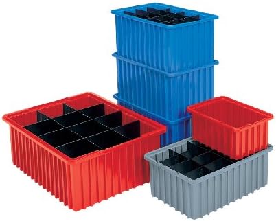 Akro-Mils 42224 6 Pack Plastic Divider for Akro-Grid Slotted Stackable Dividable Storage Tote Container Box, Compatible with 33224, Long Divider