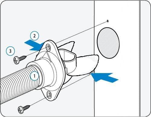 EarthMinded - Aquabarrel DIY, FlexiFit RainBarrel Diverter Kit for 3 and 4 inch Round Downspouts - Connects Your Rain Barrel to The Downspout
