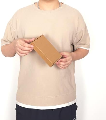 6x4x1 inch Small Shipping Boxes, Set of 30 Mailing Boxes, Brown