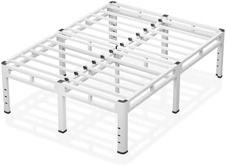 NKZ 2-in-1 Full Size Metal Platform Bed Frame, 20 Inch Heavy Duty Bed Base