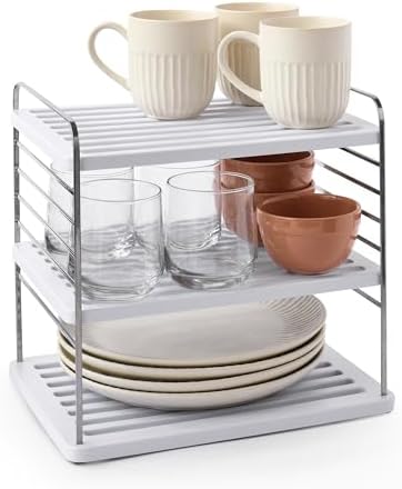 YouCopia UpSpace Cabinet Box Organizer Large, Adjustable Foil Wrap Shelf