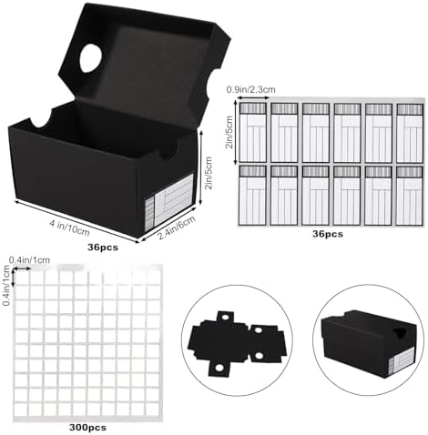 36pcs Mini Shoe Gifts Boxes, Black Sports Theme Party Gifts Box Small Tiny