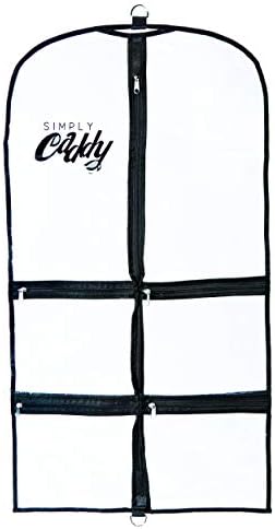 Costume Garment Bag with Pockets, Black Trim
