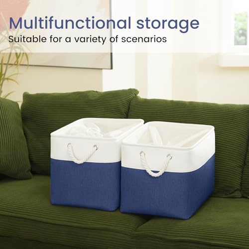 16x12x12 In Foldable Fabric Large Storage Bins with Handle 1 Pack
