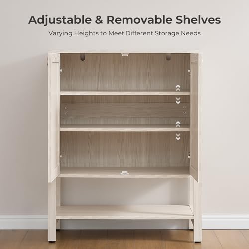 SICOTAS Rattan Shoe Cabinet with Storage, 5 Tier, 3 Pieces
