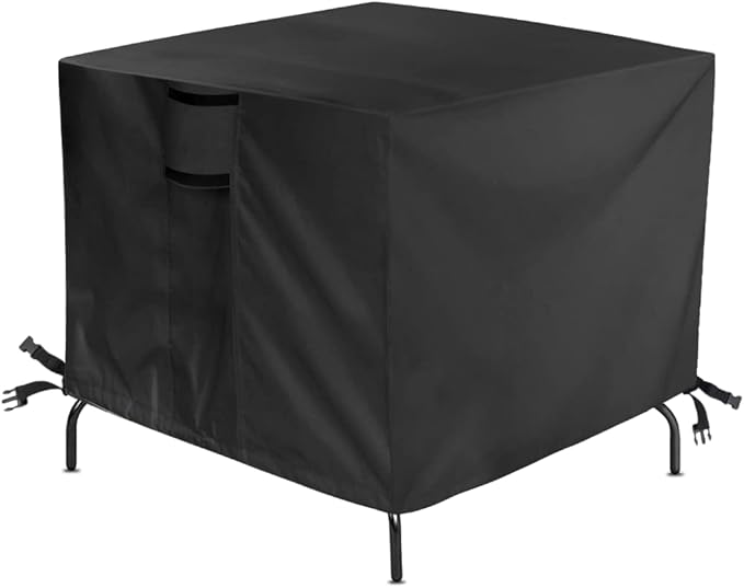 Outdoor Table Cover for Patio Bar Height Table, 32 Inch Square Outdoor Bistro High Top Table Cover, Waterproof Patio Furniture Cover for Small Tall Table - 32 X 32 X 39 Inch