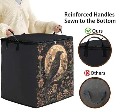2pcs blanket storage bag for under bed,closet organizers 95L