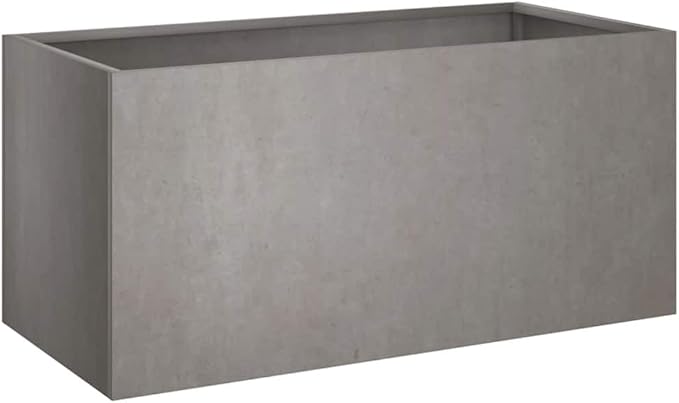 Corten Steel Planter Box Medium Size 4 Pieces Durable Outdoor Garden Container for Vegetables Herbs Flowers Rustic Industrial Design