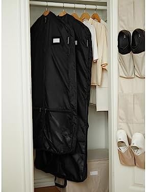 Covermates Deluxe Garment Bag Set for Closet Storage & Travel, 24"W x 52"L