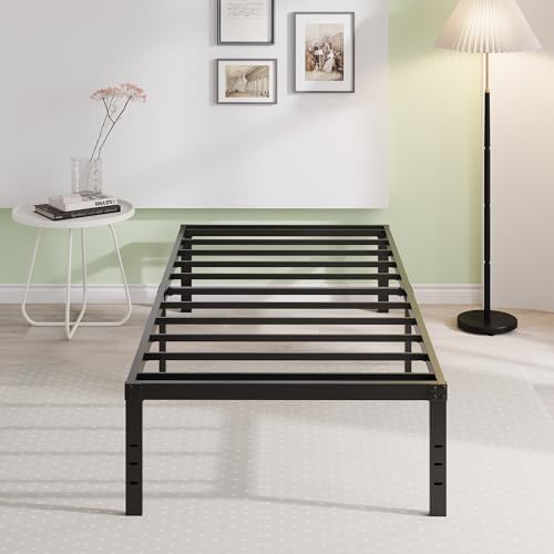 EMODA 16 Inch Platform Twin XL Bed Frames No Box Spring Needed, Heavy Duty