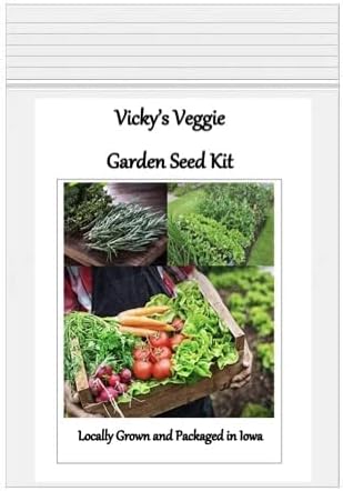 Vicky's Vegetable Garden Seed Kit | Grow 14 Different Types of Vegetables - Easy and Fun