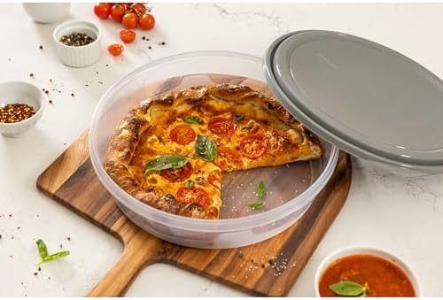GoodCook EveryWare Extra Large 12 inch Round Container 4 pack, BPA Free