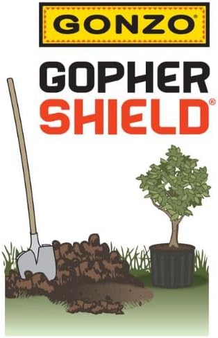 GONZO Gopher Shield - Gopher Protection for Lawns - 16 x 20 in - Solid