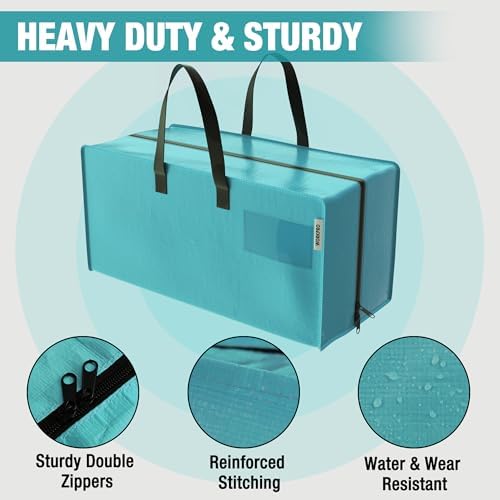 WORKPRO 6 Pack Extra Large Moving Bags with Backpack Straps & Handles