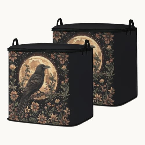 2pcs blanket storage bag for under bed,closet organizers 95L