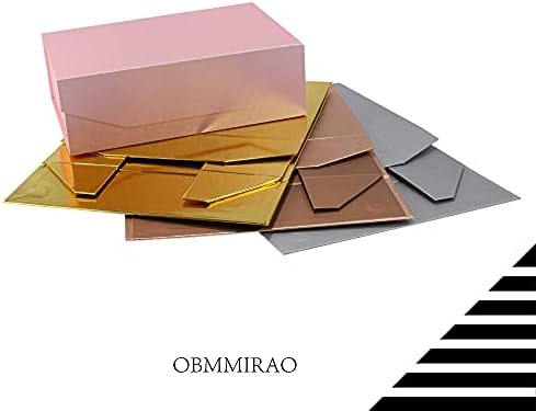 Pink Magnetic Large Gift Box with Lid, 13x9x4 Inches, 2Pcs