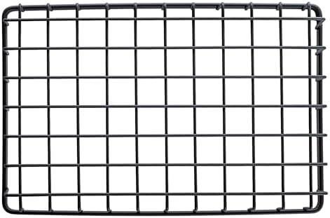 G.E.T. WB-962-MG Rectangular Metal Storage Wire Basket for Pantry, Produce and More, 9" x 6" x 2", Gray