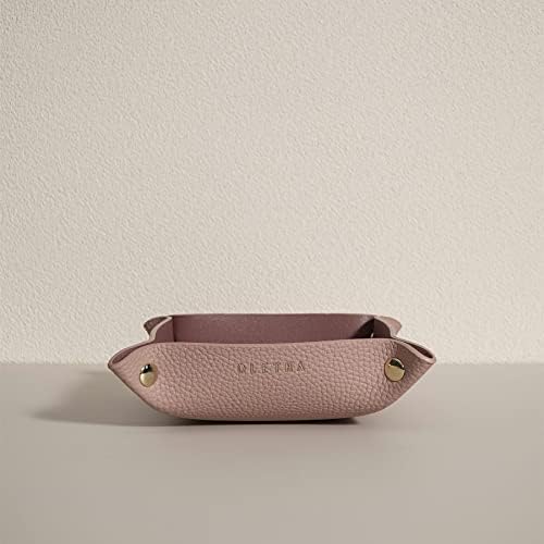 OLETHA Foldable Valet Tray, Travel Essentials for Women, Pink