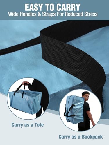WORKPRO 2 Pack Extra Large Moving Bags with Backpack Straps & Handles