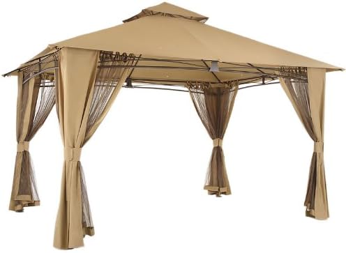 Garden Winds Replacement Canopy Top Cover for The Waterford Gazebo 10' x 13' - Riplock 500