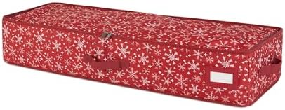 Covermates Underbed Storage Bag, Red Snowflake
