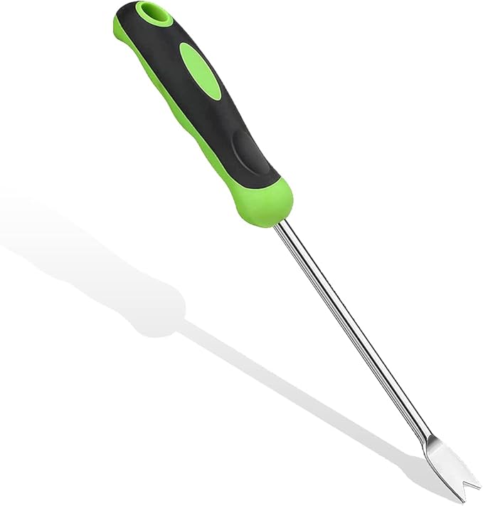 1 Pcs Hand Weeder Tool Stainless Steel Garden Weeding Tool,Hand Weeder Garden Weeding Removal Weed Puller Tool for Garden Lawn