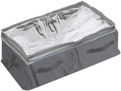 Ymiko Under Bed Storage Bag 45L Large Capacity Flexible Closet for Bedroom Clothes Blankets Comforters with Handles