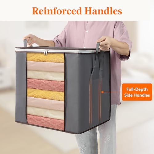 Lifewit 6 Pack 100L Large Clothes Storage, Blanket Storage Bags