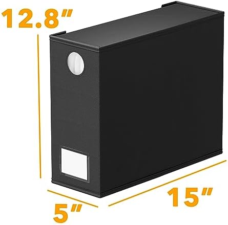 SpaceAid 2 Pack Bed Sheet Organizers and Storage, Foldable Sheet Organizer for Linen Closet, Sheets Set Folder Keeper with Window XL (Queen & King Size) Organizing Bedding Container, Black