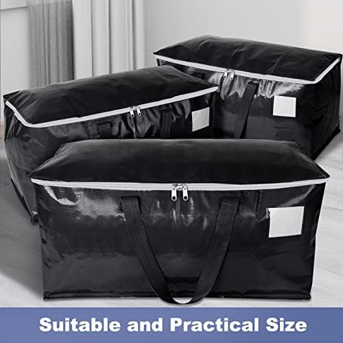 StorageRight Moving Bags, Moving Boxes, 93L 10-Pack Sotrage Bags, Black