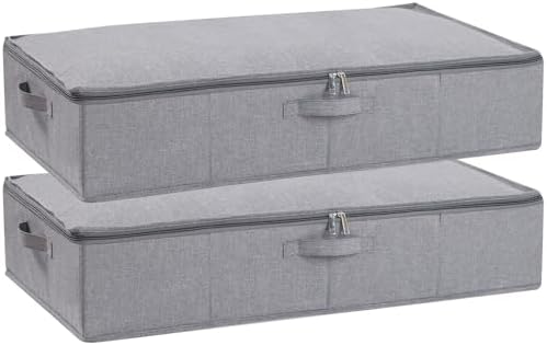 Under Bed Storage Container,Grey,31.5x15.7x5.9 Inch,2 Pack