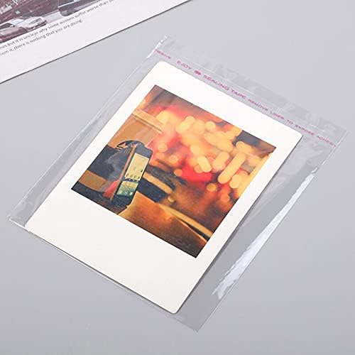 Yotelab Self Sealing Cellophane Bags, 7x10 In 100 Pcs Clear Resealable Bags