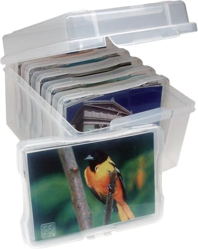 Advantus Photo Keeper Small Storage Boxes for Pictures, Cards, Car Storage, 6 Inner Boxes (6.5" x 4.5" x 1") & 1 OuterBox (8" x 7" x 5.5") (Pack of 6)