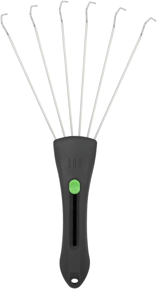 Zenport Adjustable Hand Rake 15307A, Green