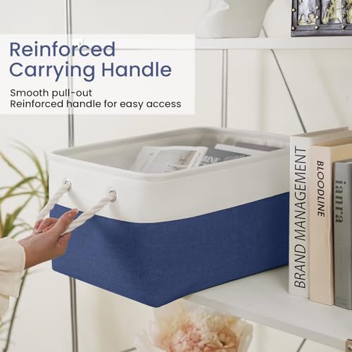 15.7x11.8x8.26 Inch Fabric Large Storage Bins with Handles 6 Pack