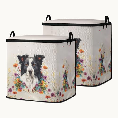 2pcs blanket storage bag for under bed,closet organizers 95L