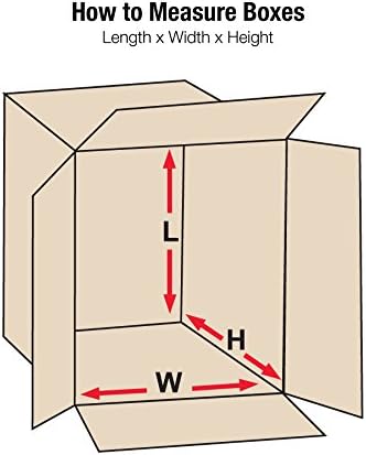BOX USA Shipping Boxes Medium 20"L x 15"W x 10"H 20-Pack - Corrugated Cardboard Box for Moving, Mailing, Packing, Packaging and Storage