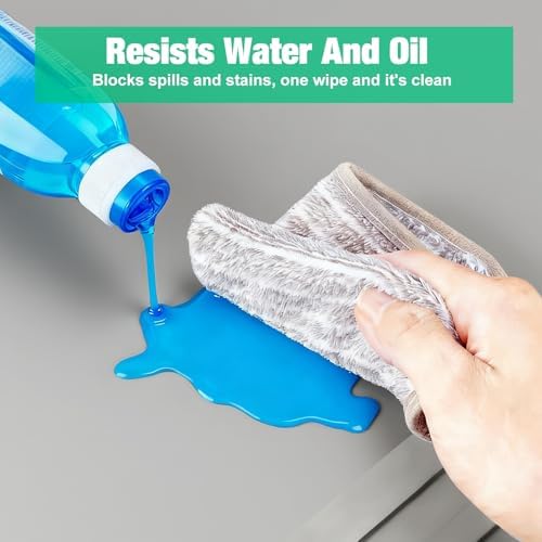 Under Sink Mat 25" X 19", Waterproof Silicone Cabinet Kitchen Liner, Gray