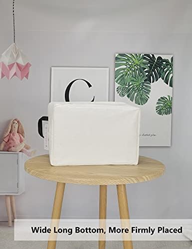 Collapsible Laundry Basket with Side Handles, Parent Child Elephant