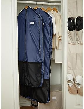 Covermates Deluxe Garment Bag Set for Closet Storage & Travel, 24"W x 52"L