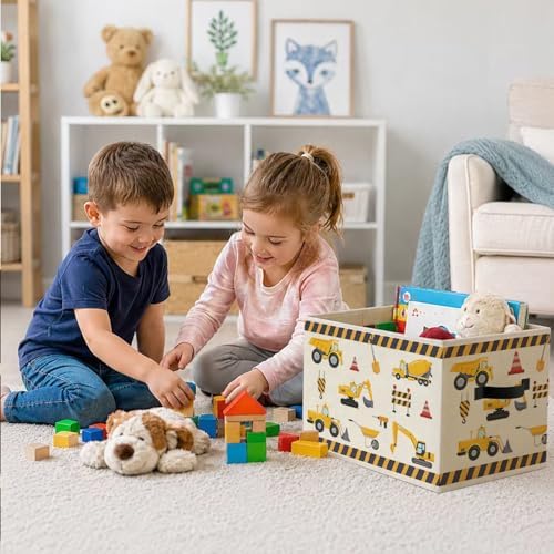 Boys Nursery Room Storage Bins Box,Play room Decor