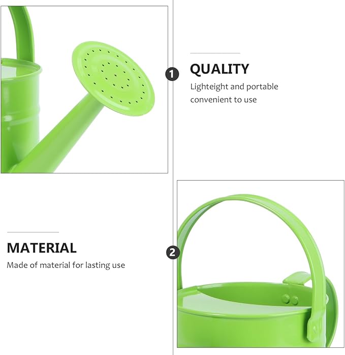 Toddmomy Kids Watering can Portable Garden Sprinkler Kettle for Indoor Outdoor Plants Lightweight Large Capacity Water Pot for Children Yard and Beach Play