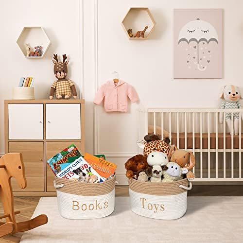 Toy Basket - 15 x 11 x 9 Toy Storage Bin