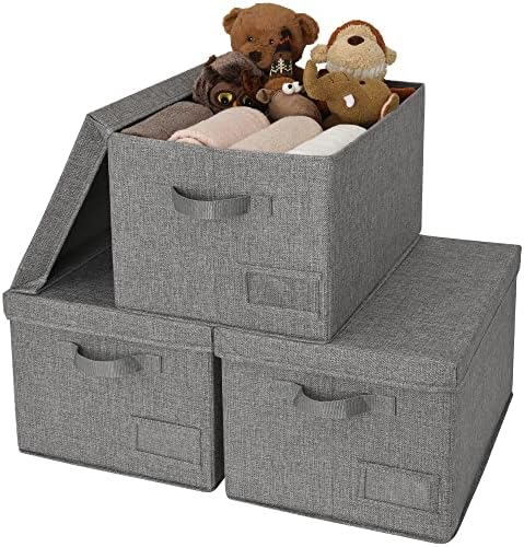 GRANNY SAYS Storage Bins with Lids, Decorative Storage Boxes with Lids