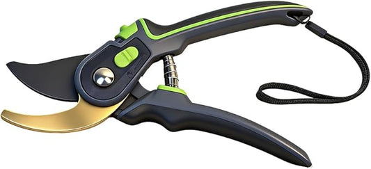 Pruning Shears, Garden Clipper with High-Elasticity Spring, Professional SK5 Steel Blades, Adjustable Handle Opening, Gardening Plant Pruners for Branch Cutting
