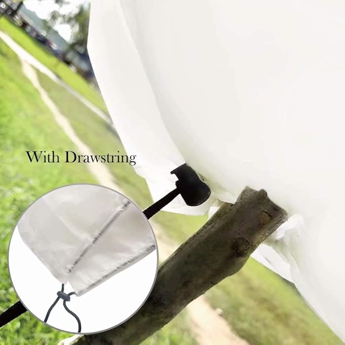 Agfabric Plant Covers Freeze Protection Frost Cover H34''xW28''， 0.95oz Winter Tree Cover Plant Covers for Cold Weather