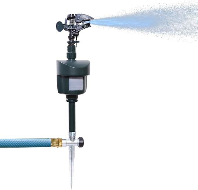 Motion Activated Sprinkler Outdoor Waterproof Repellent for Yard